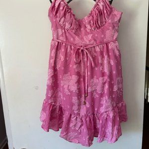 rare pink Vestiqe mini dress Size M au 10